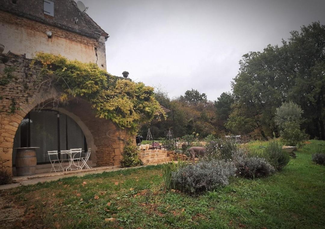 Charmant studio dans maison d'hôte dans un écrin de verdure Saint-Martin-le-Redon Exterior foto
