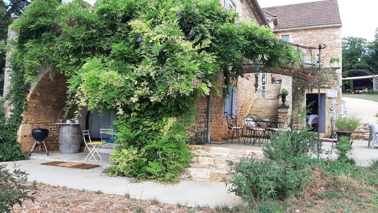 Charmant studio dans maison d'hôte dans un écrin de verdure Saint-Martin-le-Redon Exterior foto